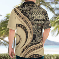 Hawaiian Hibiscus Tribal Vintage Motif Hawaiian Shirt Ver 2