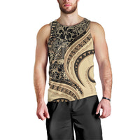 Hawaiian Hibiscus Tribal Vintage Motif Men Tank Top Ver 2