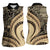 Hawaiian Hibiscus Tribal Vintage Motif Women Sleeveless Polo Shirt Ver 2