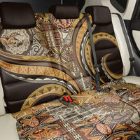 Hawaiian Hibiscus Tribal Vintage Motif Back Car Seat Cover Ver 4