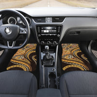 Hawaiian Hibiscus Tribal Vintage Motif Car Mats Ver 4