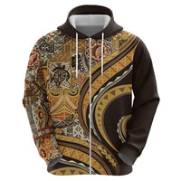 Hawaiian Hibiscus Tribal Vintage Motif Hoodie Ver 4