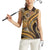Hawaiian Hibiscus Tribal Vintage Motif Women Sleeveless Polo Shirt Ver 4