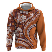 Hawaiian Hibiscus Tribal Vintage Motif Hoodie Ver 5