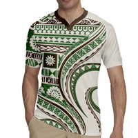 Hawaiian Hibiscus Tribal Vintage Motif Rugby Jersey Ver 7