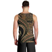 Hawaiian Hibiscus Tribal Vintage Motif Men Tank Top Ver 8