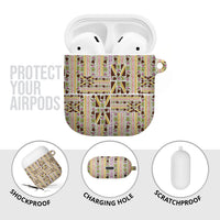 Hawaii Lokelani Pikake Lei AirPods Case Hawaiian Flag Motif