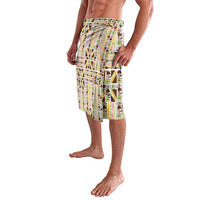 Hawaii Lokelani Pikake Lei Lavalava Hawaiian Flag Motif