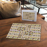 Hawaii Lokelani Pikake Lei Puzzle Hawaiian Flag Motif