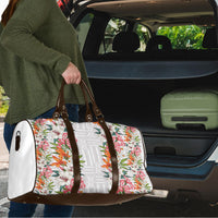 Hawaii Tropical Twist Lei Travel Bag Hawaiian Flag Motif