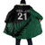 Australia New Zealand Rugby Cloak Green Aboriginal Wallabies and Maori Black Fern - Polynesian Pride