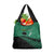 Australia New Zealand Rugby Grocery Bag Green Aboriginal Wallabies and Maori Black Fern - Polynesian Pride