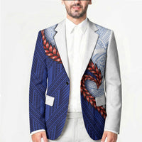 Ula Fala Red Samoa Chief Blazer Samoan Art Black Tribal LT9 - Polynesian Pride