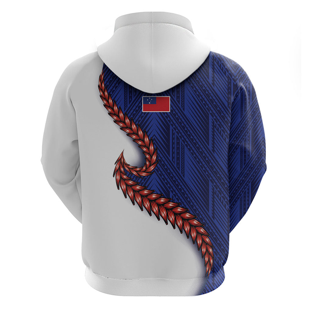 Ula Fala Red Samoa Chief Hoodie Samoan Art Black Tribal LT9 - Polynesian Pride