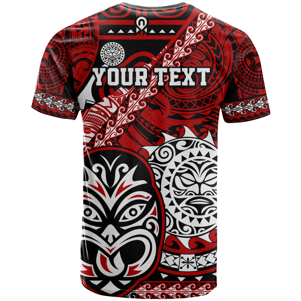 Personalised Te Reo Maori New Zealand T Shirt Aotearoa Kia Haka Maori Tribal Tattoo Green Style LT9 - Polynesian Pride