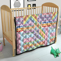 Aotearoa Kowhaiwhai Taniko Patchwork Rainbow Motifs Quilt LT9 - Polynesian Pride