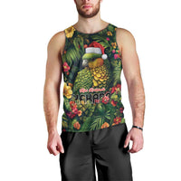 Meri Kirihimete Kakapo Men Tank Top New Zealand Christmas with Tropical Vibe
