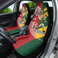 Australia-Tonga Rugby Pacific Custom Car Seat Cover The Kangaroos and Mate Ma'a Tonga