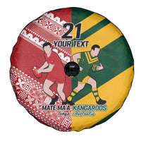 Australia-Tonga Rugby Pacific Custom Spare Tire Cover The Kangaroos and Mate Ma'a Tonga