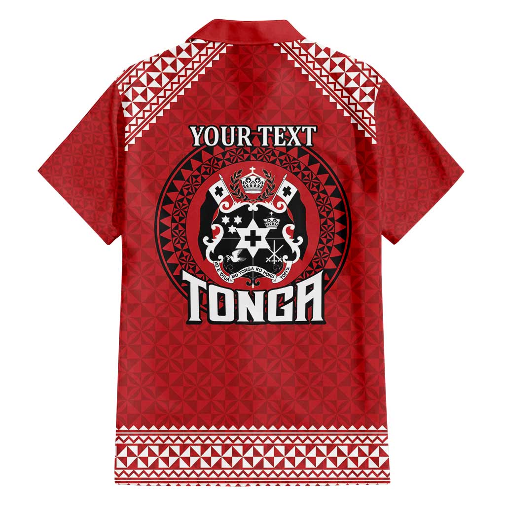 Tonga Rugby XIII Custom Family Matching Summer Maxi Dress and Hawaiian Shirt Mate Ma'a Tonga with Ngatu Pattern