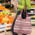 Pasifika Sataoa Pattern Simple Motif Grocery Bag Cherry
