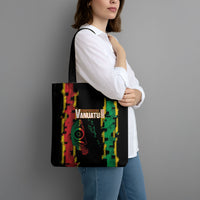 Vanuatu 46th Year Anniversary Tote Bag Tamtam Slit Drums Long God Yumi Stanap LT9 - Polynesian Pride