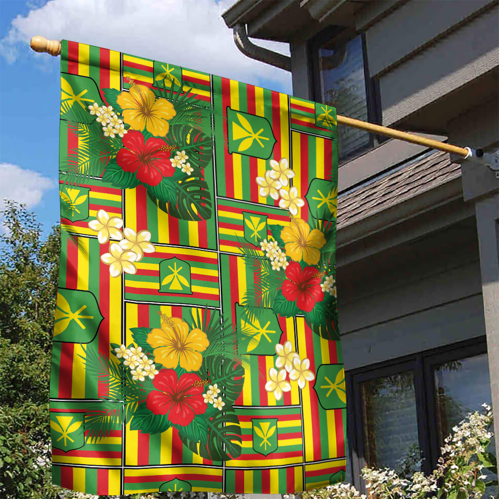 Hawaii Kanaka Maoli Hibiscus Garden Flag Hawaiian Flag Motif