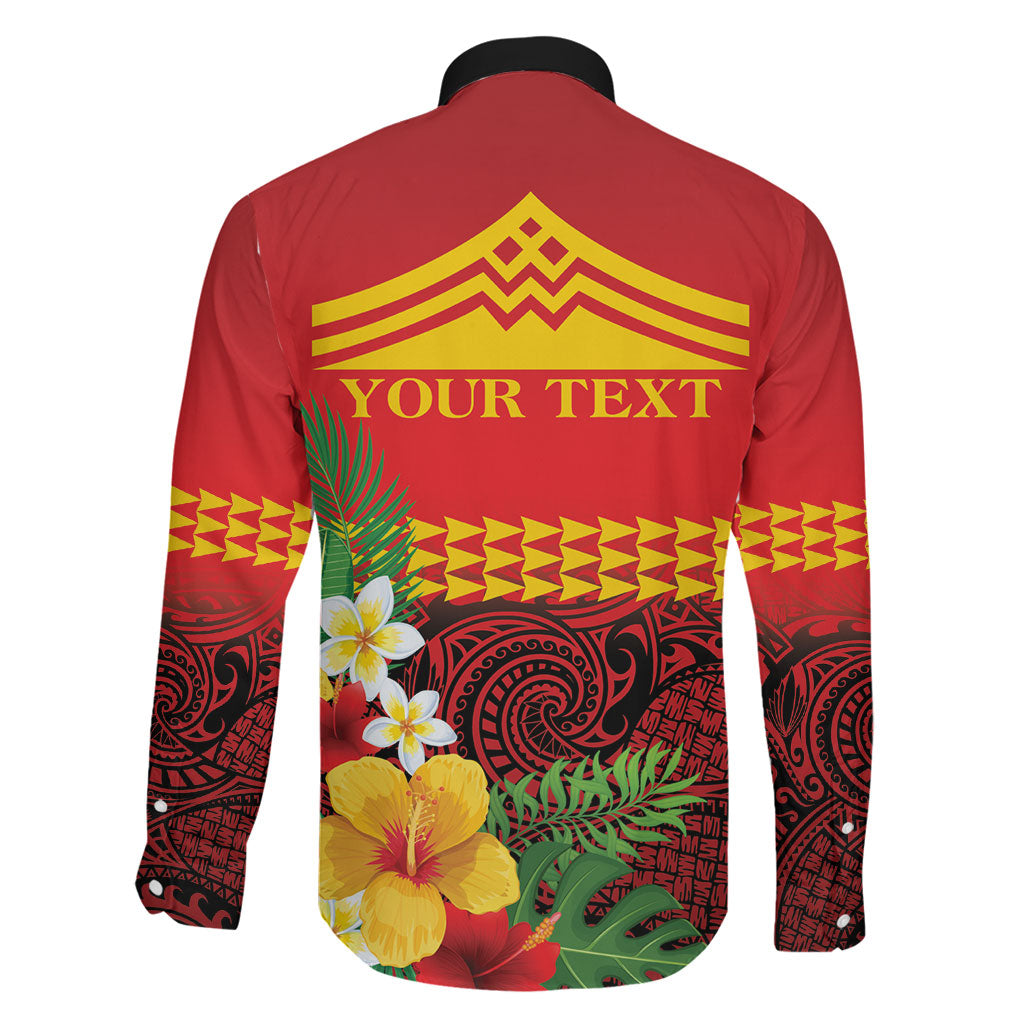 Hawaii Ku Kia'i Mauna Personalized Family Matching Summer Maxi Dress and Hawaiian Shirt Hibiscus Kakau Pattern