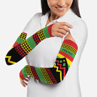 Hawaii Ku Kia'i Mauna Personalized Arm Sleeves Hawaiian Kanaka Maoli Motif