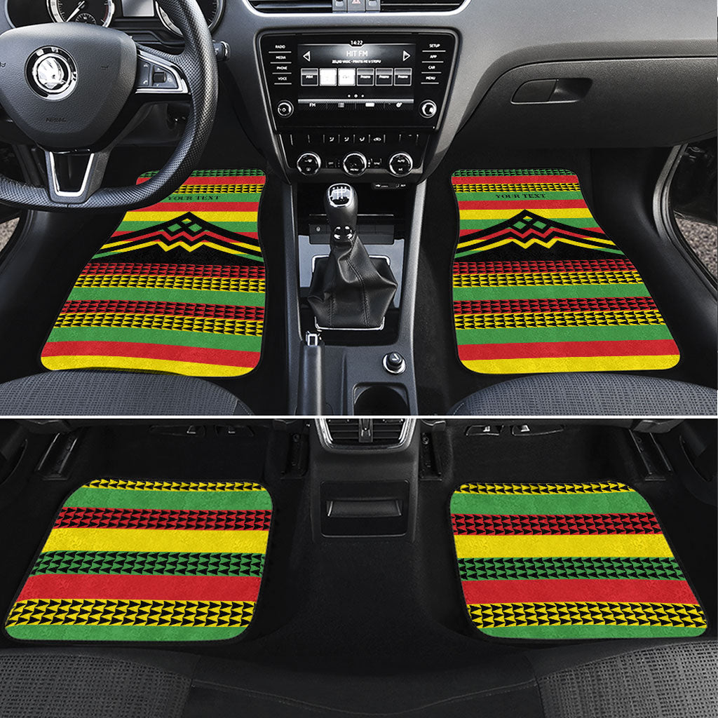 Hawaii Ku Kia'i Mauna Personalized Car Mats Hawaiian Kanaka Maoli Motif