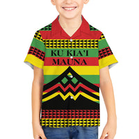 Hawaii Ku Kia'i Mauna Personalized Family Matching Summer Maxi Dress and Hawaiian Shirt Hawaiian Kanaka Maoli Motif