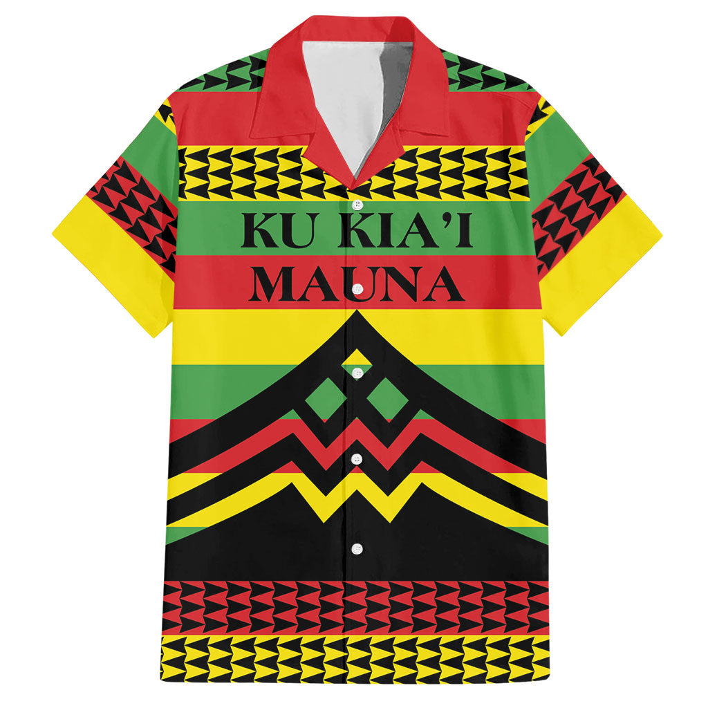Hawaii Ku Kia'i Mauna Personalized Hawaiian Shirt Hawaiian Kanaka Maoli Motif