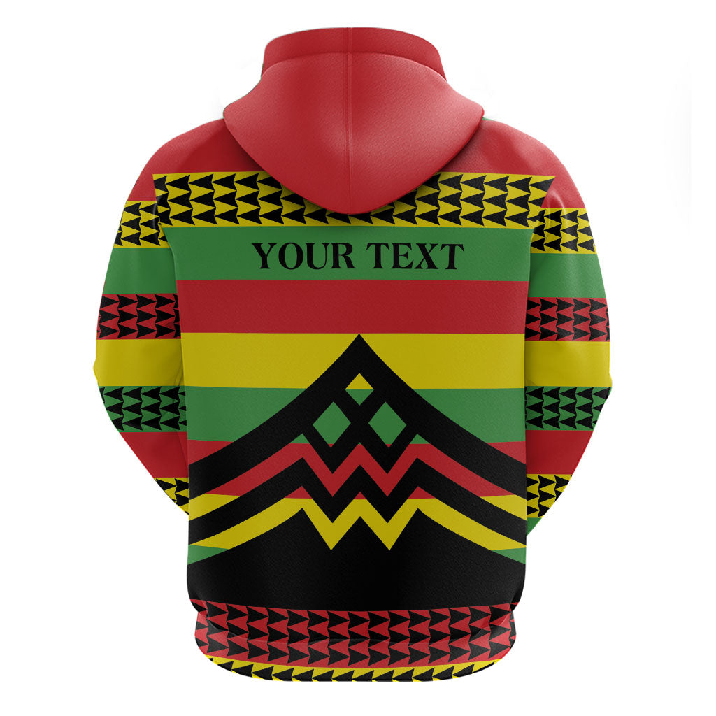 Hawaii Ku Kia'i Mauna Personalized Hoodie Hawaiian Kanaka Maoli Motif
