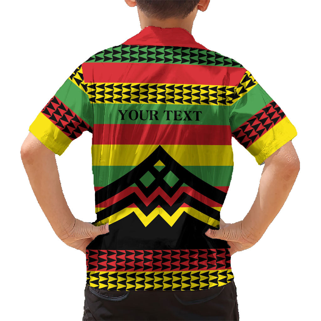 Hawaii Ku Kia'i Mauna Personalized Kid Hawaiian Shirt Hawaiian Kanaka Maoli Motif