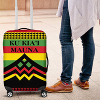 Hawaii Ku Kia'i Mauna Luggage Cover Hawaiian Kanaka Maoli Motif