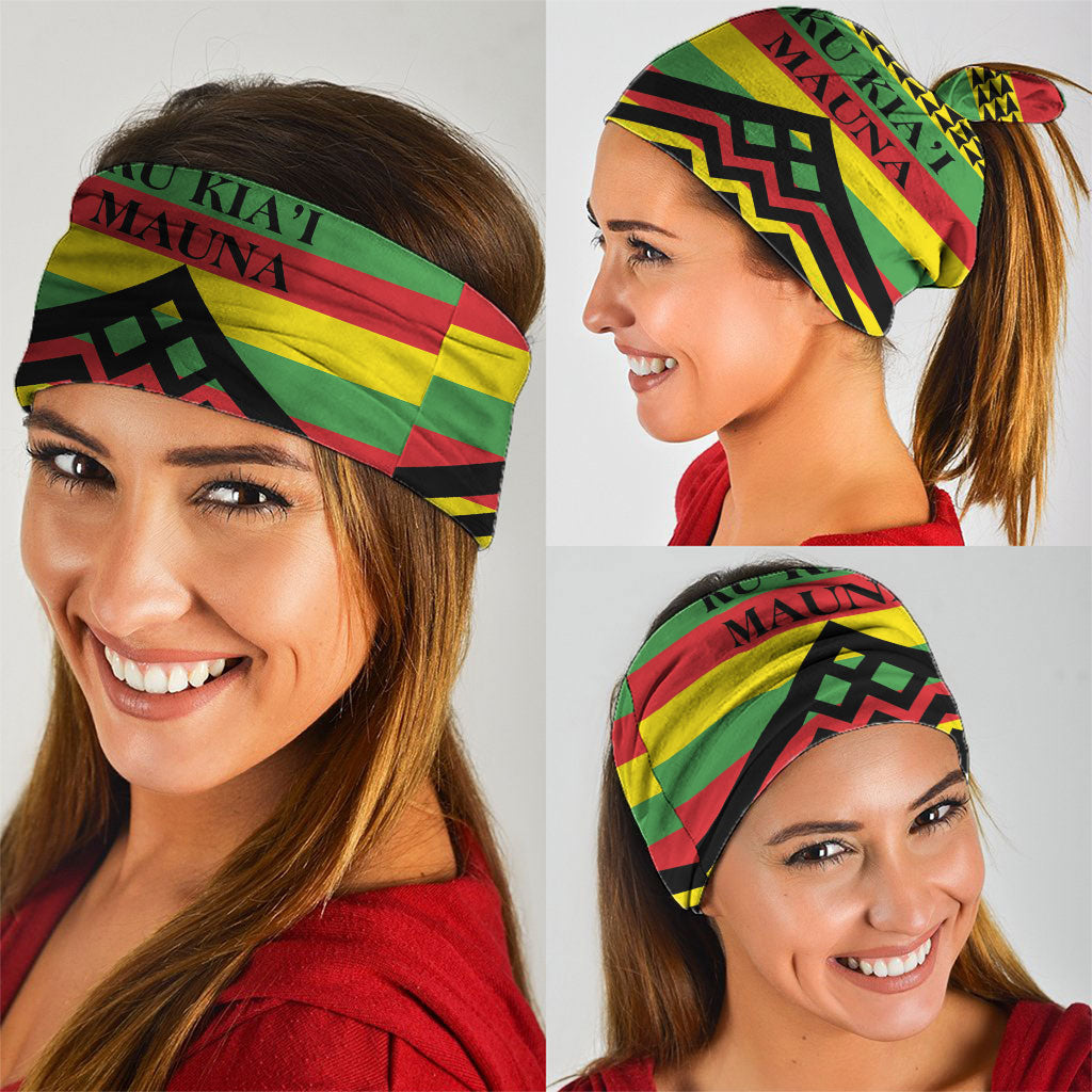 Hawaii Ku Kia'i Mauna Neck Gaiter Hawaiian Kanaka Maoli Motif