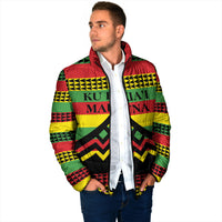 Hawaii Ku Kia'i Mauna Personalized Padded Jacket Hawaiian Kanaka Maoli Motif