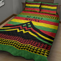Hawaii Ku Kia'i Mauna Quilt Bed Set Hawaiian Kanaka Maoli Motif