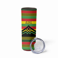 Hawaii Ku Kia'i Mauna Personalized Skinny Tumbler Hawaiian Kanaka Maoli Motif