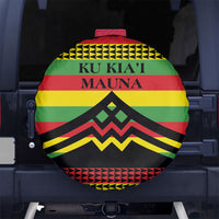 Hawaii Ku Kia'i Mauna Spare Tire Cover Hawaiian Kanaka Maoli Motif