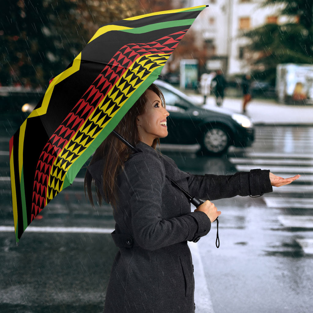 Hawaii Ku Kia'i Mauna Umbrella Hawaiian Kanaka Maoli Motif