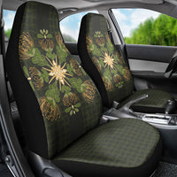 Hawaii Ohia Lehua Squares Car Seat Cover Hawaiian Quilt Inspired Floral Pattern