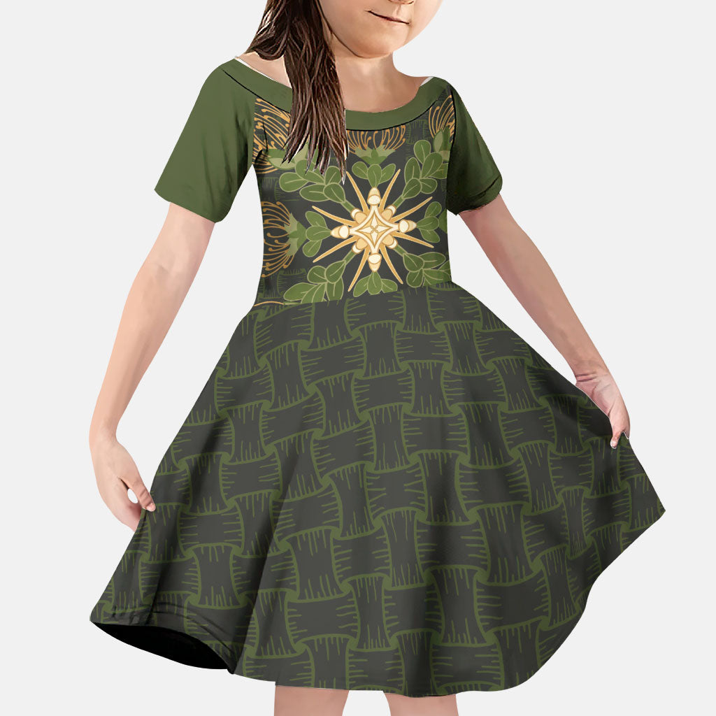 Hawaii Ohia Lehua Squares Family Matching Tank Maxi Dress and Hawaiian Shirt Hawaiian Quilt Inspired Floral Pattern