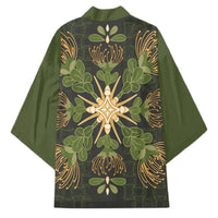 Hawaii Ohia Lehua Squares Kimono Hawaiian Quilt Inspired Floral Pattern