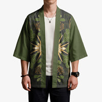 Hawaii Ohia Lehua Squares Kimono Hawaiian Quilt Inspired Floral Pattern