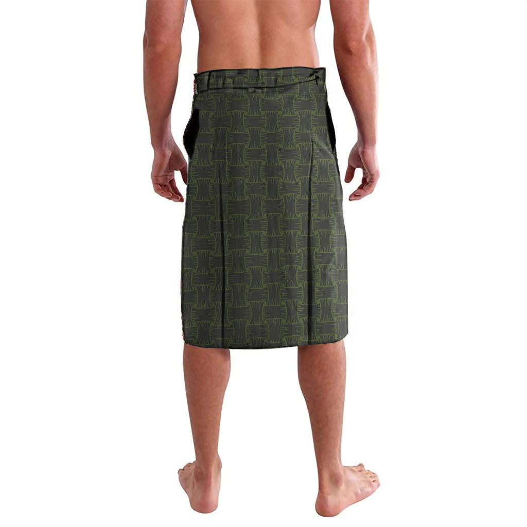 Hawaii Ohia Lehua Squares Lavalava Hawaiian Quilt Inspired Floral Pattern