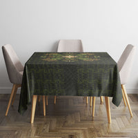 Hawaii Ohia Lehua Squares Tablecloth Hawaiian Quilt Inspired Floral Pattern