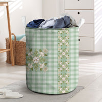 Liko Kukui Hawai'i Palaka Squares Maile Leaf Laundry Basket Flowers Hawaiian Quilt Patterns