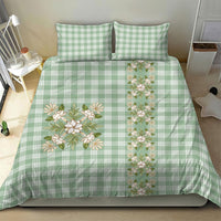 Liko Kukui Hawai'i Palaka Squares Maile Leaf Bedding Set Flowers Hawaiian Quilt Patterns