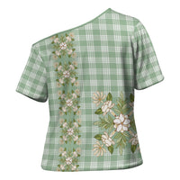Liko Kukui Hawai'i Palaka Squares Maile Leaf Cross Shoulder Shirt Flowers Hawaiian Quilt Patterns